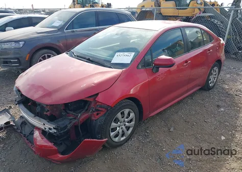 2021 Toyota Corolla Le from USA, damaged, VIN JTDEPMAE5MJ143206